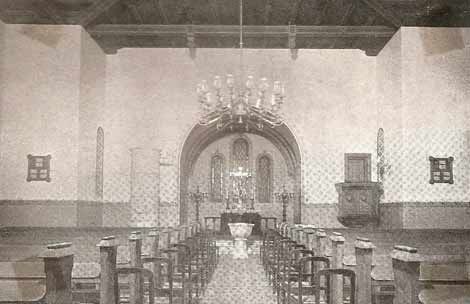 De Classenske Boligers kirke – indvendig